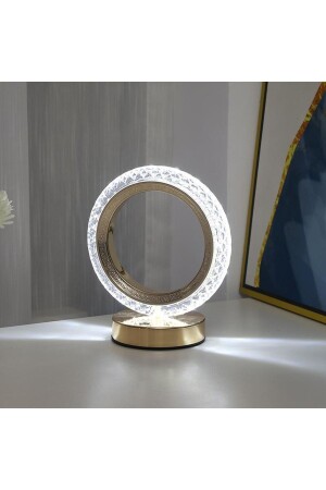 Lw-24 Rechargeable Round Crystal Diamond Table Lamp Acrylic Led Night Light LW-24 - Torima