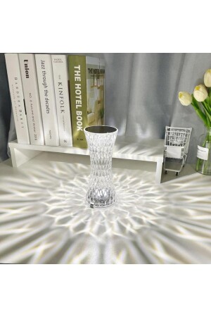 Lw-5 Rechargeable Crystal Diamond Table Lamp Touch Romantic Acrylic Led Night Light - Torima