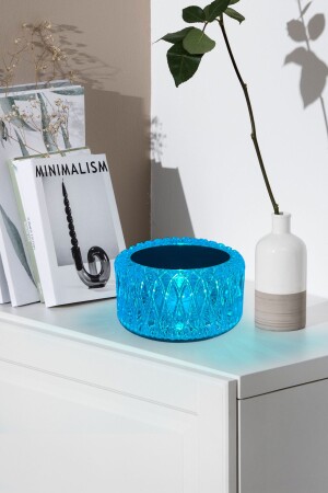 Lw-9 Rechargeable Crystal Diamond Table Lamp Touch Romantic Acrylic Led Night Light - Torima
