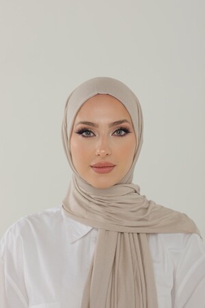 مكنز-حجر فاخر شال القطن المشمش - حجامة نسائية جرسي حجامة Lycra شال - Beyzak