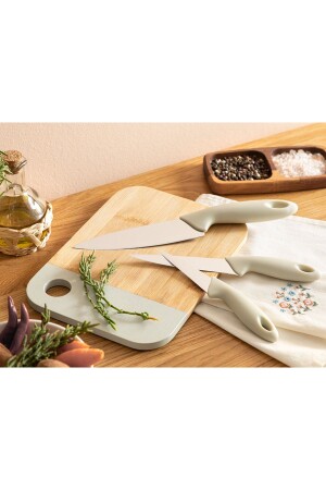 Lydia Steel 3-Piece Knife Set 19-22-27 Cm Cream TYC00717643015 - English Home