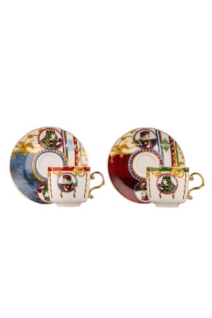 Lyeg 185 Lucky 6-teiliges Knochen-Teetassen-Set EZM8887 - Lucky Art