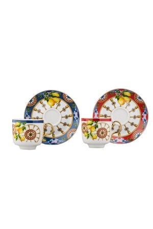 Lyeg 202 Harmony 2-teilige Teetasse aus Knochen - Lucky Art