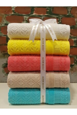 Lyre Towel 5 Pieces PRA-5211387-4068 - Özdilek