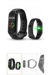 M4 Akıllı Bileklik M4 SİYAH STANDART - İMEXTECH