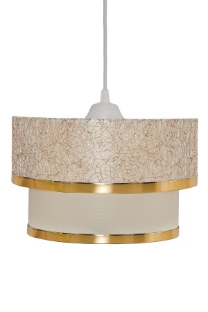 Mabel Pasta Pendant Lamp Golden String Chandelier EV-175 - EvLight