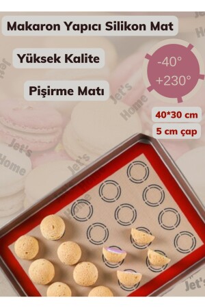 Macaron Maker Baking Mat Dough Mat Silicone Washable 40*30 Cm JT-765463 - Jet's Home
