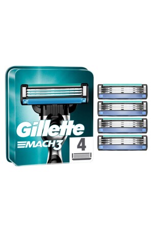 Mach3 Replacement Razor Blades 4 Pack 3014260243531 - Gillette