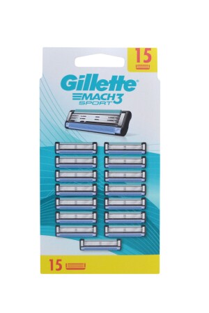 Mach3 Sport Replacement Razor Blades 15 Pcs - Gillette