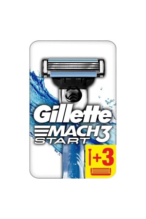 Mach3 Start Shaver + 3-Piece Spare Razor Blades 7702018464005 - Gillette
