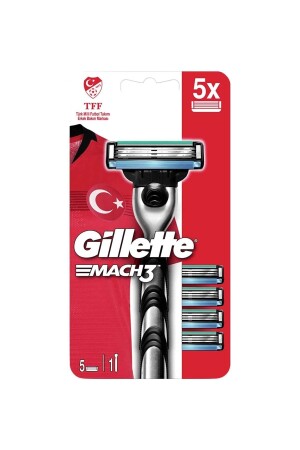Mach3 Tıraş Makinesi - 5 Yedekli Tıraş Bıçağı 7702018556212 Kategori: Tıraş Bıçağı - Gillette
