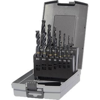Machine tap and drill set for blind holes M3-M12 GUHRING - Guhring