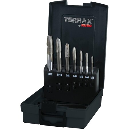 Machine tap set RUKO HSS-CO M3-M12 Terrax - Ruko