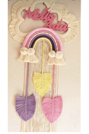 macrame baby door ornament - Nutyaart