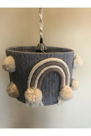 Macrame Chandelier Children's Room Chandelier Baby Room Chandelier EVM-003 - EviminDekoru