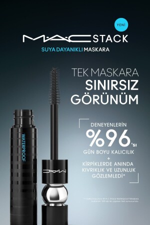 M·a·cstack Waterproof Suya Dayanıklı Maskara - Black Stack - 12ml - 773602613700 - Mac