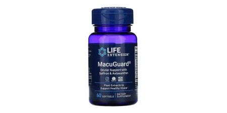 MacuGuard Augenschutz mit Safran und Astaxanthin – 60 Weichkapseln - Life Extension