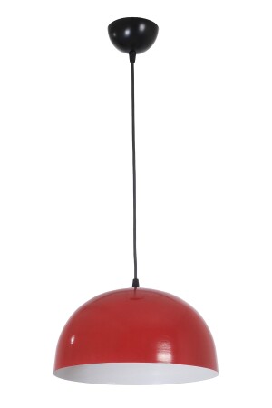 Madrid Modern Design Café – Küche – Wohnzimmer, Metall, rote Farbe, Einzel-Kronleuchter MDR73 - Fer Avize