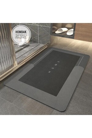 Magic Water Absorbent Bath Mat Ablution Mat with Non-Slip Base 3-5 Mm 40x60 - Hombak