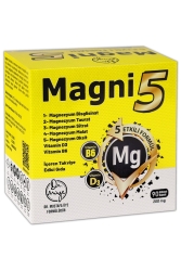 Magnesium 5 Wirkungsform 3 monatlich 90 Kapseln Magni5 B6 Vitamin D Bisglycinat Taurat Citrat Malatoxid TYC00694258212 - DR MÜYE