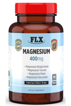 Magnesium Bisglycinate Malate Taurate Gluconate 60 Tablets - Flx