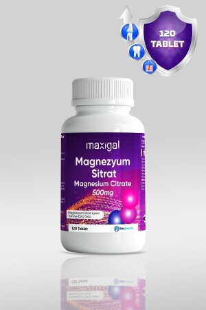 Magnesium Citrate 120 Tablets - Maxigal