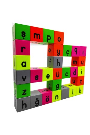 Magnetic Alphabet (5 LETTER GROUP - 29 MAGNETIC CUBE) Educational Intelligence Development Toys for 5 6 Years Old KO029B001 - KÜPSS