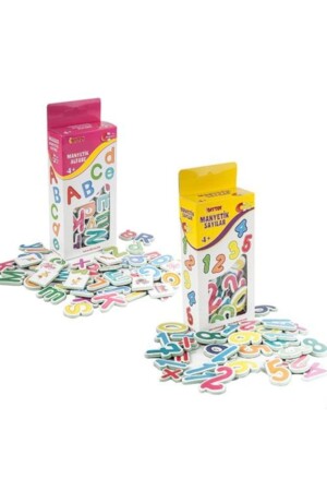 - Magnetic Letters and Numbers - Set of 2 - Educational Magnet Set - Diytoy
