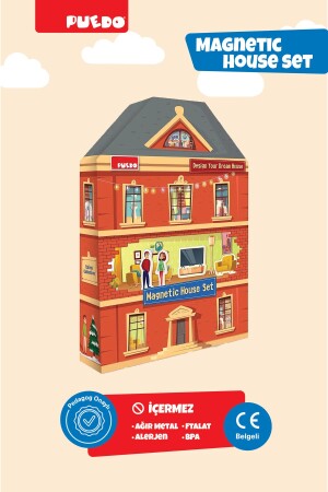 Magnetic Playset - Playhouse - Puedo