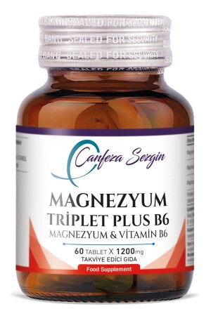 Magnesium Triplet Plus B6 Magnesium & Vitamin B6 MGN1 - Canfeza Sezgin