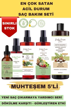 Magnificent 5-Piece Hair Growth and Repair Set - Daily Dream Care