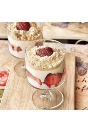 Magnolia Ice Cream Bowl 44044 Glass 6 Pieces 220 Cc - Paşabahçe