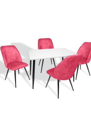 Magnolia - Nilüfer Esb Kitchen Table Set - Pink - Dockers