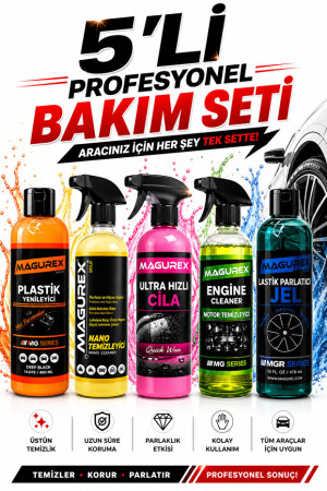 magurex 5 li oto bakım seti - Magurex