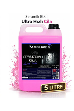 magurex Ultra hızlı cila sprey 5 lt seramik etkili Parlaklık ve su itici koruma - Magurex