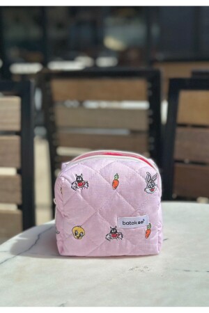 Make-up-Tasche mit Hasenmuster – kleine Größe - Batekso