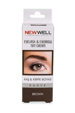 Makeover Brown Kaş Kirpik Boyası Kahverengi 15 Ml - New Well