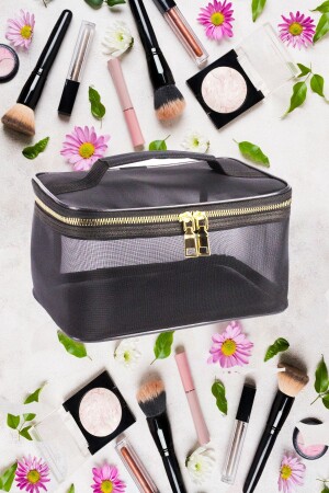 Makeup Bag Suitcase Professional Transparent Bag Travel Set Cosmetic Suitcase Suitcase Organizer - Byens