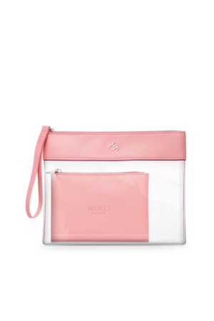 Makeup Bag - Transparent Beauty Case 003 Pink 01 - Kiko