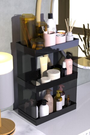 Makeup - Jewelry And Care Products Organizer Shelf Stand Two-Layer Multi-Purpose Organizer Storage Set - Ata Home
