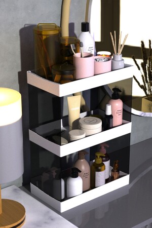 Makeup - Jewelry And Care Products Organizer Shelf Stand Two-Layer Multi-Purpose Organizer Storage Set - Ata Life