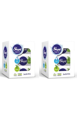 Makeup Removal Wipes Bamboo 20 Sheets 6 Pack MAKEUP REMOVAL (6 PACKS) - Sleepy