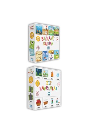Making Connections And Opposite Concepts Educational Playing Cards Set CA. 3429009 - CA Games