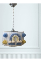 Makramee-Seilwickel-Kinderzimmer-Kronleuchter, Babyzimmer-Kronleuchter EVM-004 - EviminDekoru