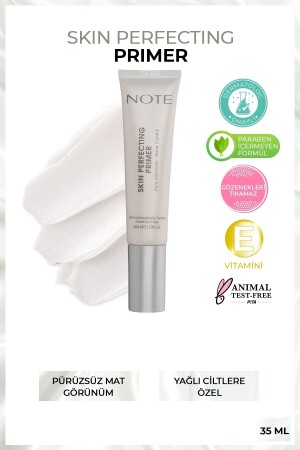 مكنز الجلد المكملة المكملة قاعدة الماكياج - Note Cosmetics