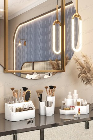 منظمة مكياج MNZ - محفظة فرشة مجموعة 3 - Pufwin Home