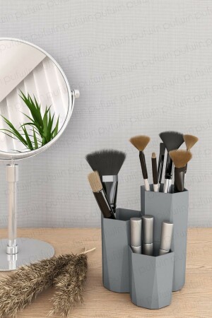Makyaj Organizer ve Fırçalık Çok Amaçlı Düzenleyici - Pufwin Home