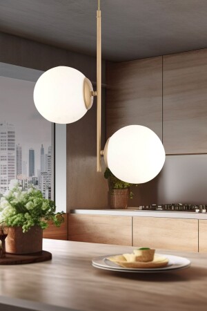 Malibu 2 Li Eskitme Modern Genç Odası Mutfak Salon Avize - Apliqa