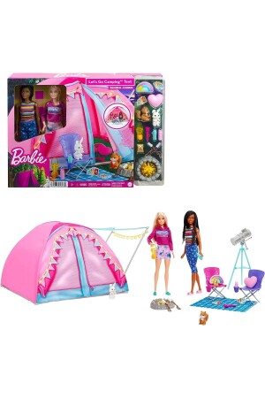 Malibu And Brooklyn Camping Play Set Hgc18 - Barbie