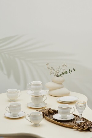 Malta Set of 6 Coffee Cups 100 ml 153. 03. 05. 0238 - Karaca
